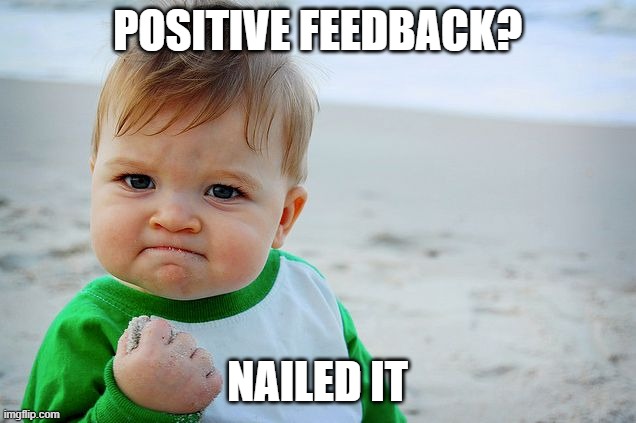 Positive Employee Feedback Success