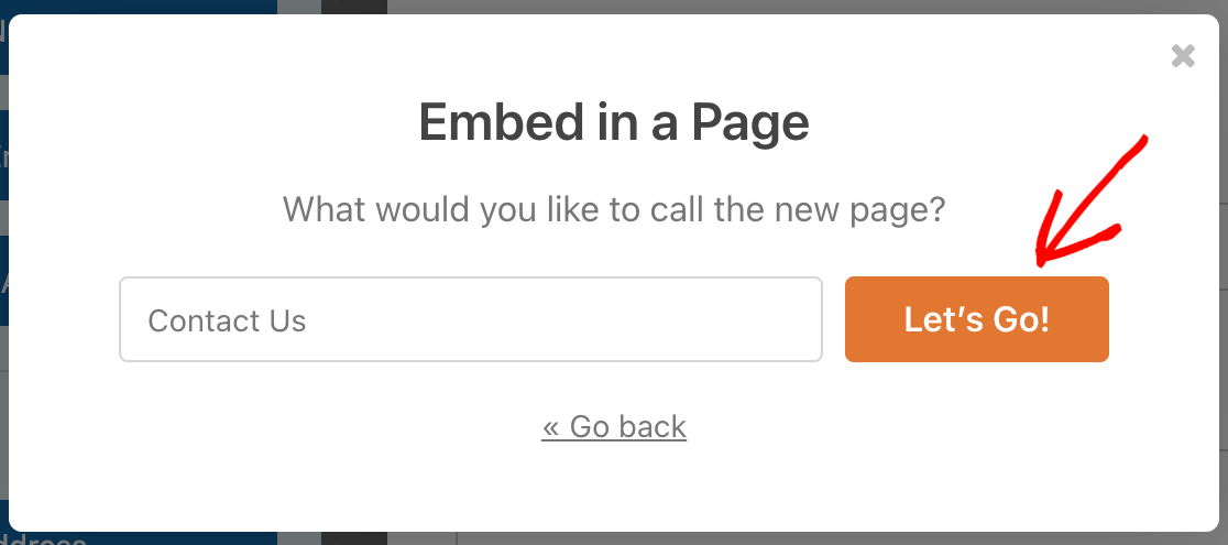 embed wpforms waitlist